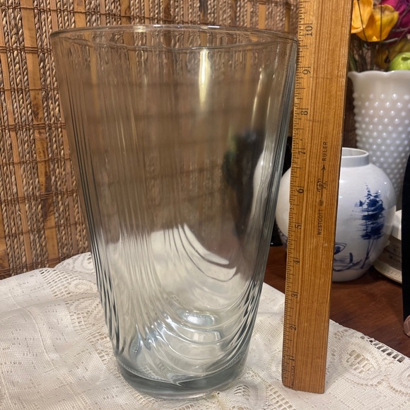 Vintage Neiman Marcus Large Leaded Crystal Vase EUC Art Deco MCM FLW - Picture 8 of 11